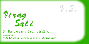 virag sali business card